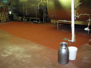 Floor repaired with Belzona 4181 (AHR Magma-Quartz)